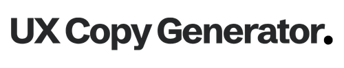 UX Copy Generator